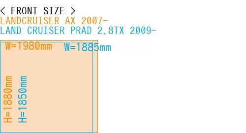#LANDCRUISER AX 2007- + LAND CRUISER PRAD 2.8TX 2009-